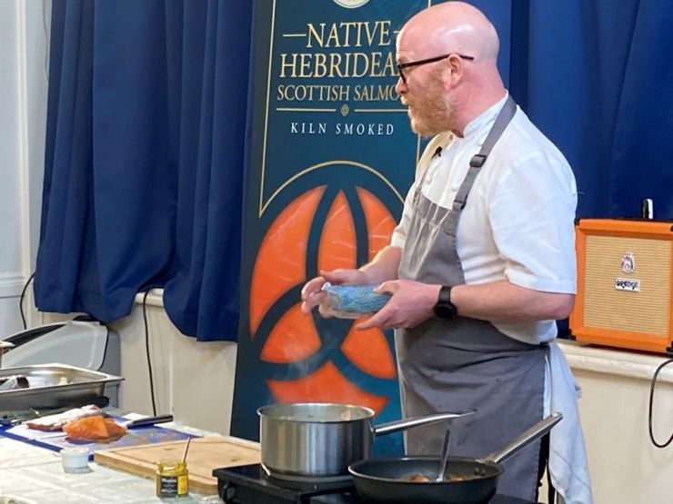Scotlands National Chef uses Mustheb Gary Maclean uses Mustheb