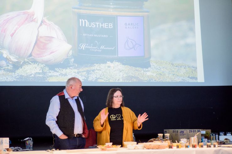 Heike at the Food-Festival at An Lanntair 2019